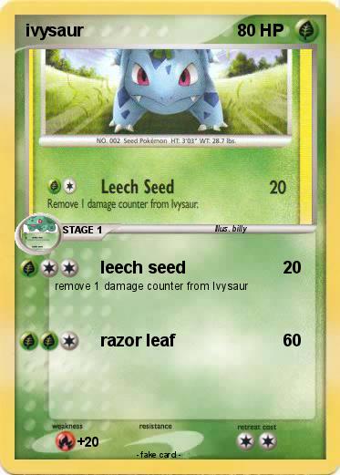 Pokemon ivysaur