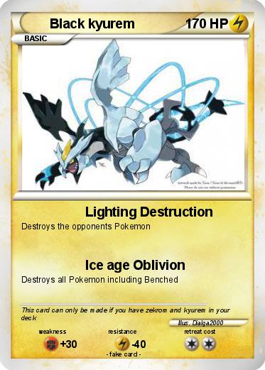 Pokemon Black kyurem