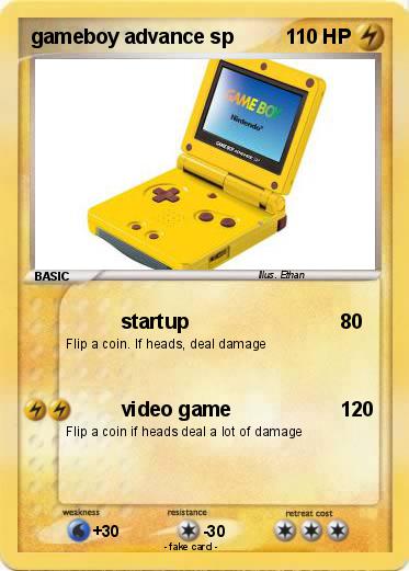 Pokemon gameboy advance sp