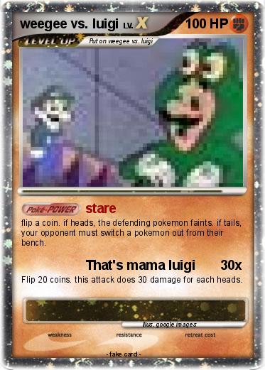 Pokemon weegee vs. luigi