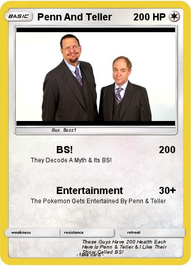 Pokemon Penn And Teller