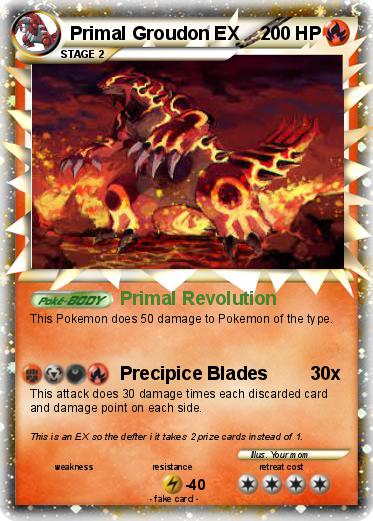Pokemon Primal Groudon EX