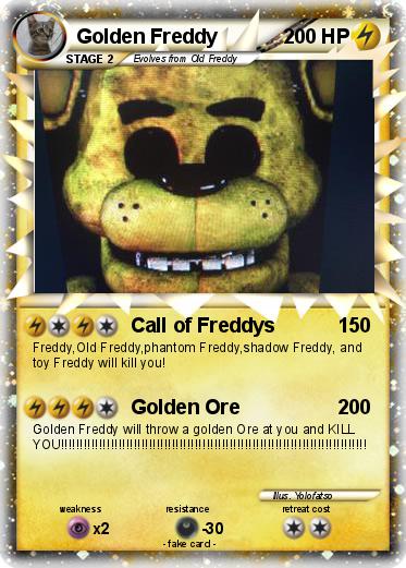 Pokemon Golden Freddy