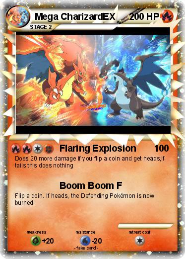 Pokemon Mega CharizardEX