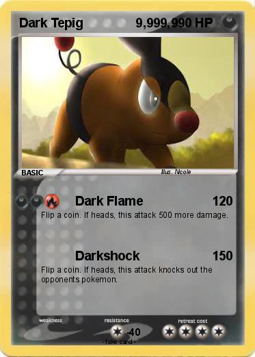 Pokemon Dark Tepig               9,999,9