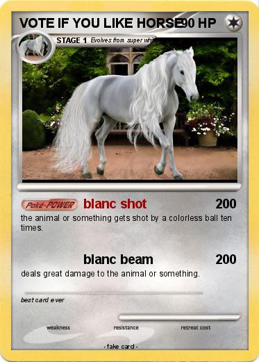 Pokemon VOTE IF YOU LIKE HORSE
