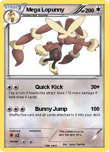 Pokemon Mega Lopunny