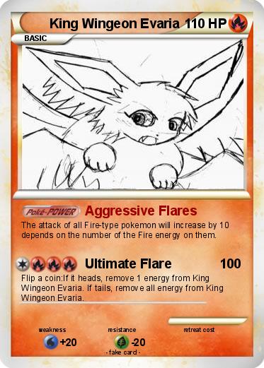 Pokemon King Wingeon Evaria