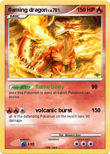 Pokemon flaming dragon