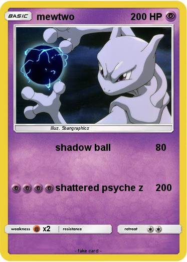 Pokemon mewtwo