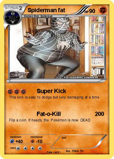 Pokemon Spiderman fat