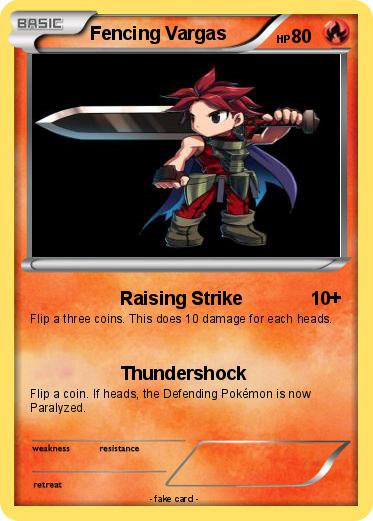 Pokemon Fencing Vargas