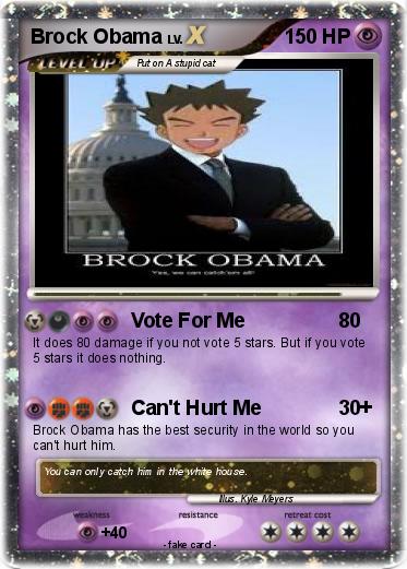 Pokemon Brock Obama