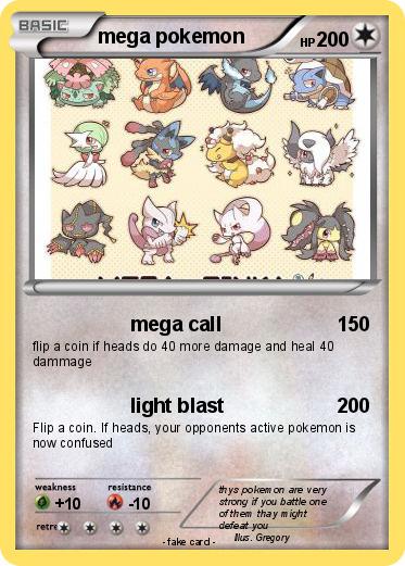 Pokemon mega pokemon