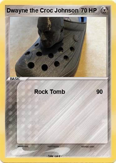 Pokemon Dwayne the Croc Johnson