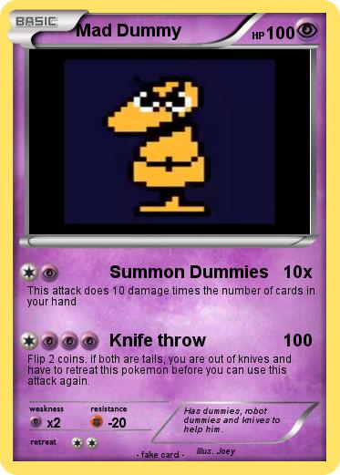 Pokemon Mad Dummy