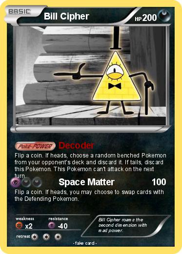 Pokemon Bill Cipher