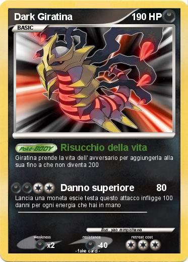 Pokemon Dark Giratina