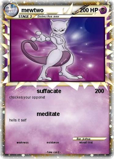 Pokemon mewtwo