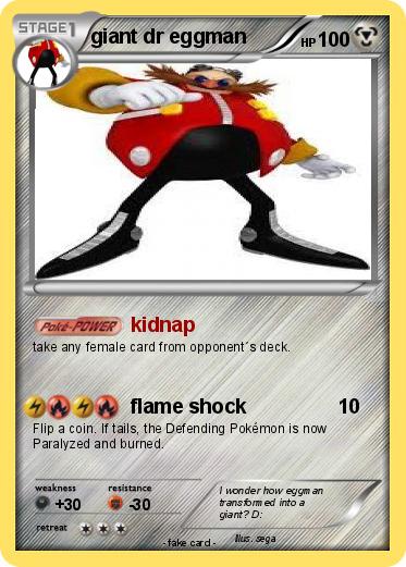 Pokemon giant dr eggman