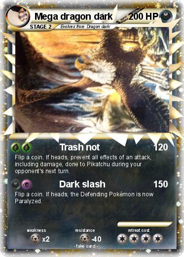 Pokemon Mega dragon dark