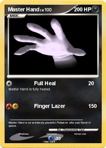 Pokemon Master Hand Pokemon Master Hand