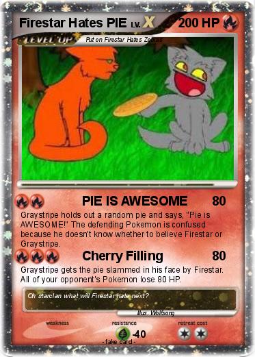 Pokemon Firestar Hates PIE