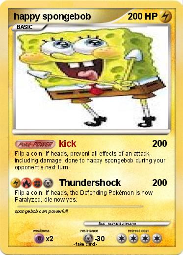 Pokemon happy spongebob