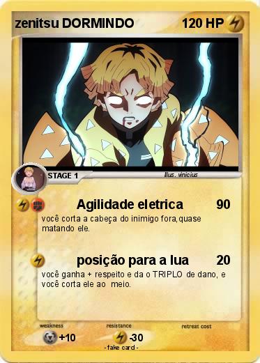 Pokemon zenitsu DORMINDO