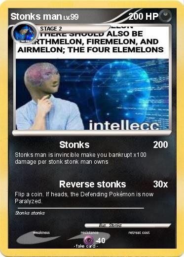 Pokemon Stonks man