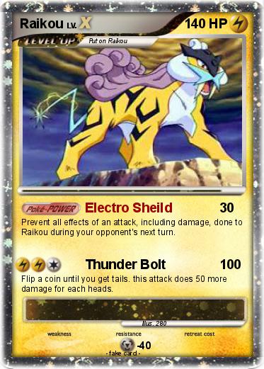 Pokemon Raikou