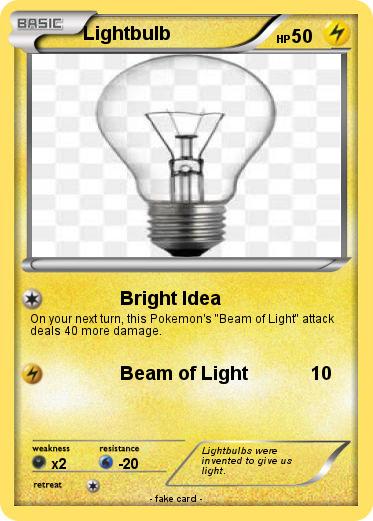 Pokemon Lightbulb