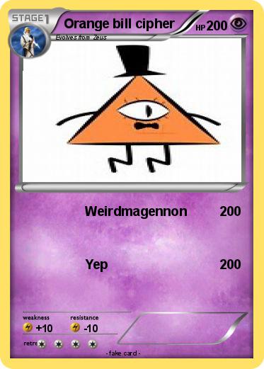 Pokemon Orange bill cipher