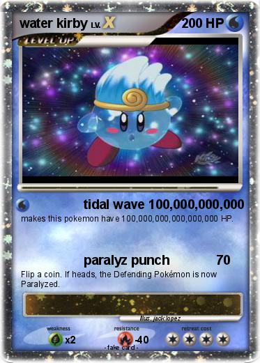 Pokemon water kirby