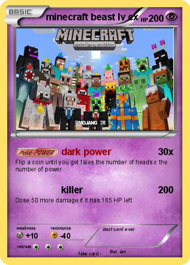 Pokemon minecraft beast lv ex