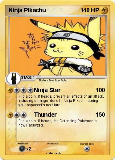 Pokemon Ninja Pikachu