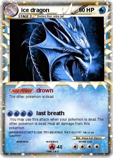 Pokemon ice dragon