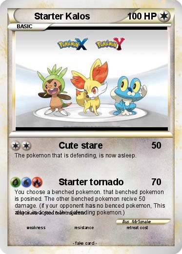 Pokemon Starter Kalos
