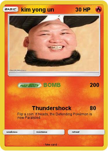 Pokemon kim yong un