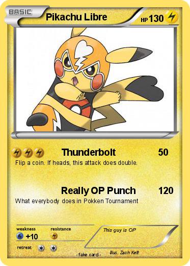 Pokemon Pikachu Libre