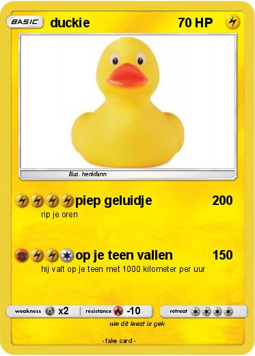 Pokemon duckie