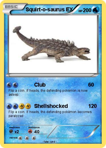 Pokemon Squirt-o-saurus EX