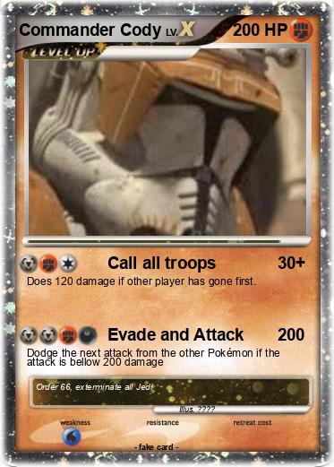 Pokemon Commander Cody