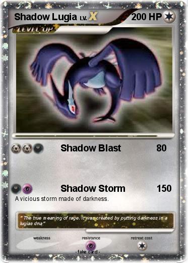 Pokemon Shadow Lugia