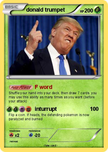 Pokemon donald trumpet