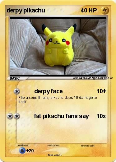 Pokemon derpy pikachu