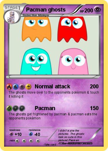 Pokemon Pacman ghosts