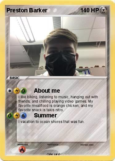Pokemon Preston Barker
