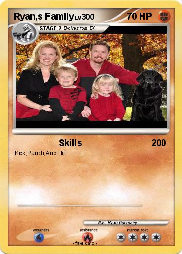 Pokemon Ryan,s Family
