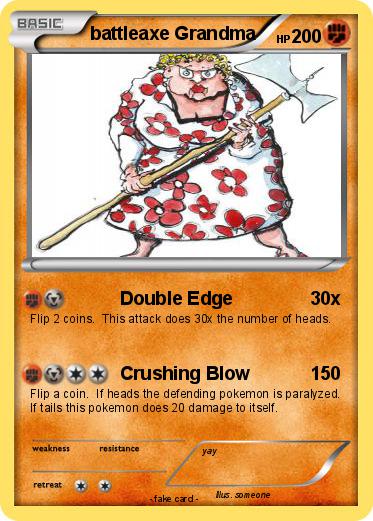 Pokemon battleaxe Grandma